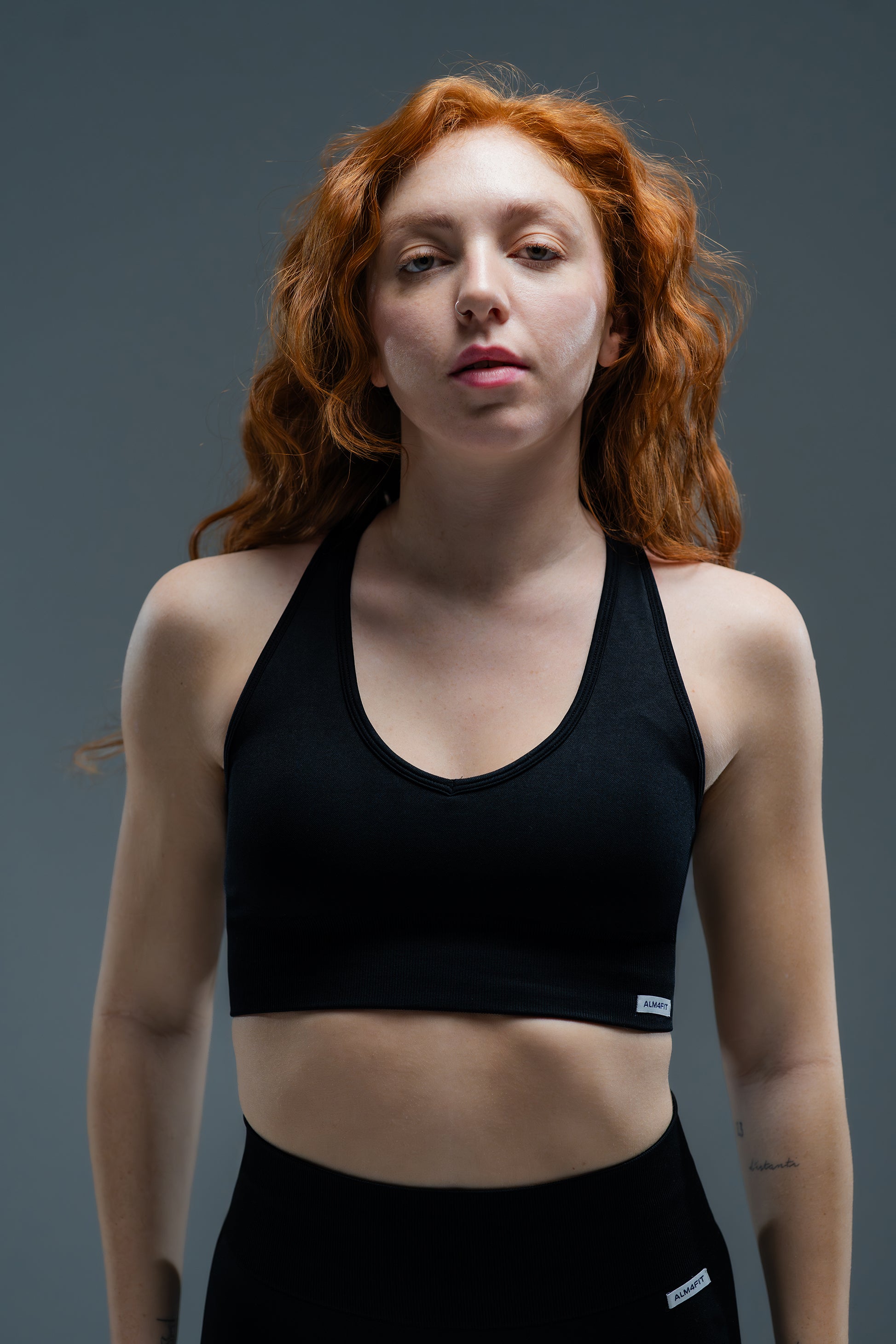 Top Balance Bra Black, Orange
