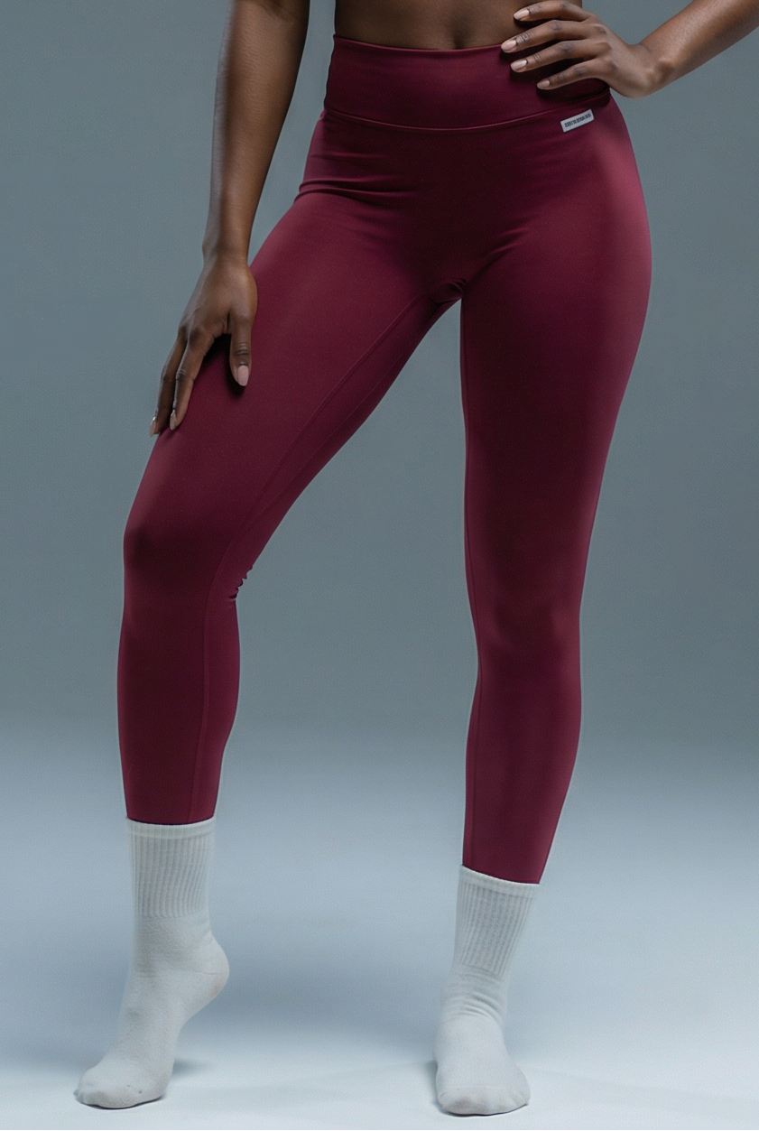 Leggings Scarlet Scrunch Black, Burgundy, Pink